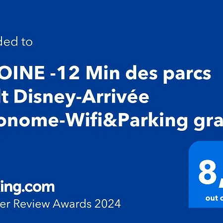 Pivoine -12 Min Des Parcs Walt Disney-arrivee Autonome-wifi&parking Gratuit * Montévrain